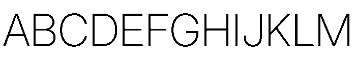Inter 28pt ExtraLight Font UPPERCASE