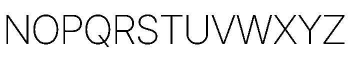 Inter 28pt ExtraLight Font UPPERCASE