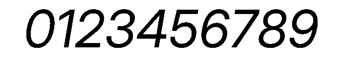 Inter 28pt Italic Font OTHER CHARS
