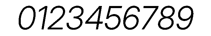 Inter 28pt Light Italic Font OTHER CHARS