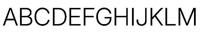Inter 28pt Light Font UPPERCASE