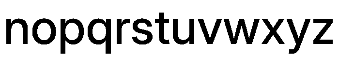 Inter 28pt Medium Font LOWERCASE