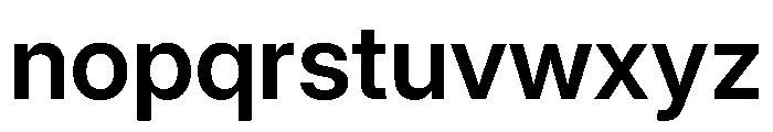 Inter 28pt SemiBold Font LOWERCASE