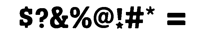 INKORA BLOCK Font OTHER CHARS