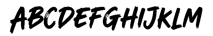 INKRUSH Font UPPERCASE
