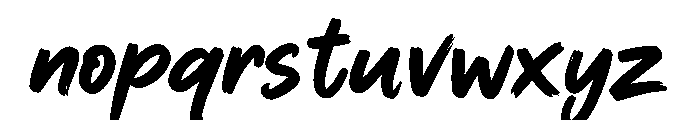 INKRUSH Font LOWERCASE