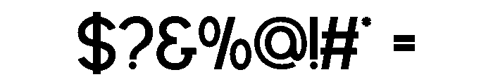 INQUOR-Regular Font OTHER CHARS