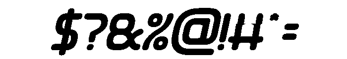 INSERT COIN Bold Italic Font OTHER CHARS