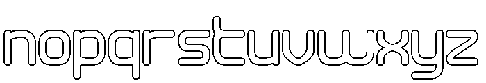 INSERT COIN-Hollow Font LOWERCASE