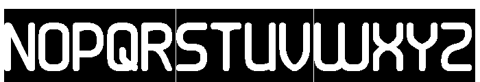 INSERT COIN-Inverse Font UPPERCASE