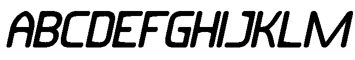 INSERT COIN Italic Font UPPERCASE
