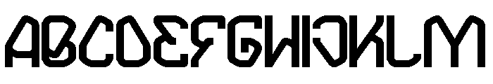 INTERDIMENSIONAL Bold Font UPPERCASE