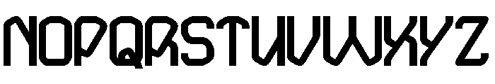 INTERDIMENSIONAL Bold Font UPPERCASE