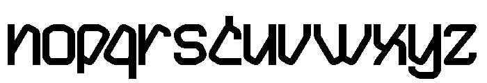 INTERDIMENSIONAL Bold Font LOWERCASE