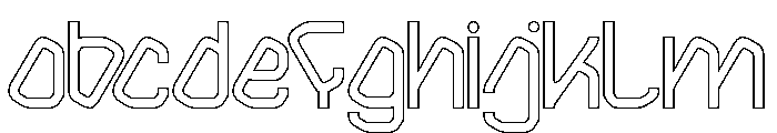 INTERDIMENSIONAL-Hollow FONT