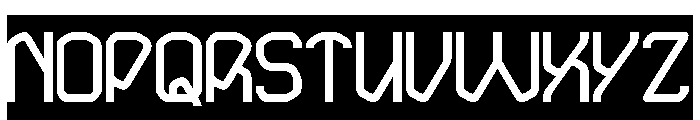 INTERDIMENSIONAL-Inverse Font UPPERCASE
