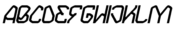 INTERDIMENSIONAL Italic Font UPPERCASE