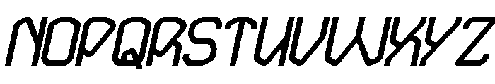 INTERDIMENSIONAL Italic Font UPPERCASE