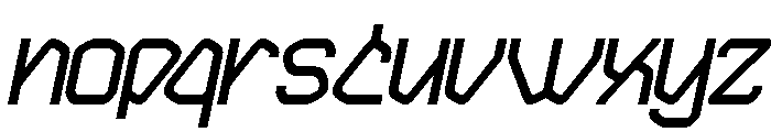INTERDIMENSIONAL Italic Font LOWERCASE