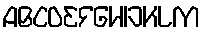 INTERDIMENSIONAL Font UPPERCASE