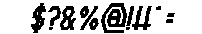 INVISIBLE THOUGHTS Bold Italic Font OTHER CHARS