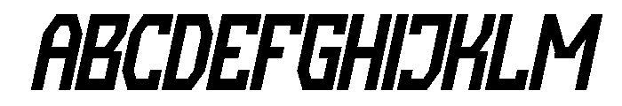 INVISIBLE THOUGHTS Bold Italic Font UPPERCASE