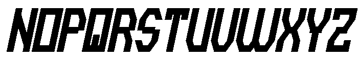 INVISIBLE THOUGHTS Bold Italic Font UPPERCASE