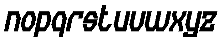 INVISIBLE THOUGHTS Bold Italic Font LOWERCASE