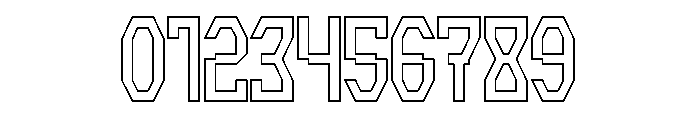 INVISIBLE THOUGHTS-Hollow Font OTHER CHARS