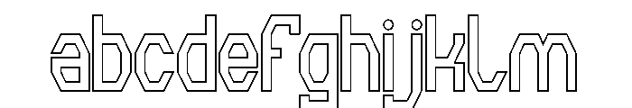 INVISIBLE THOUGHTS-Hollow FONT
