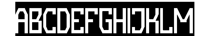 INVISIBLE THOUGHTS-Inverse Font UPPERCASE