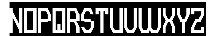 INVISIBLE THOUGHTS-Inverse Font UPPERCASE