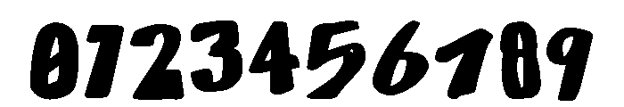 In A Rush Regular Font OTHER CHARS