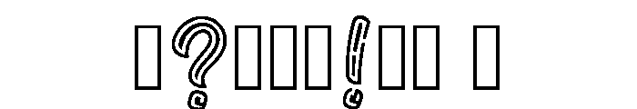 Inas Regular Font OTHER CHARS