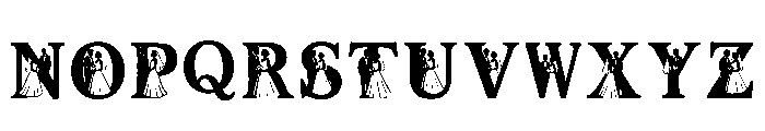 Inaya Regular Font LOWERCASE