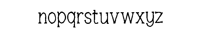 Incantation Font LOWERCASE