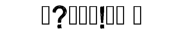 Incur Regular Font OTHER CHARS