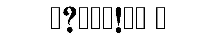 Indiana Regular Font OTHER CHARS