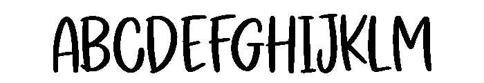 Indie Daisy Font UPPERCASE
