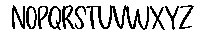 Indie Daisy Font UPPERCASE