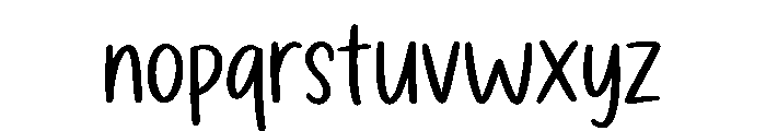 Indie Daisy Font LOWERCASE