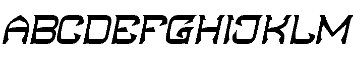 Indigenous People Bold Italic Font UPPERCASE
