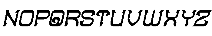 Indigenous People Bold Italic Font UPPERCASE