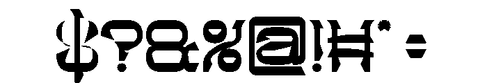 Indigenous People Bold Font OTHER CHARS