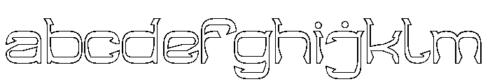 Indigenous People-Hollow FONT