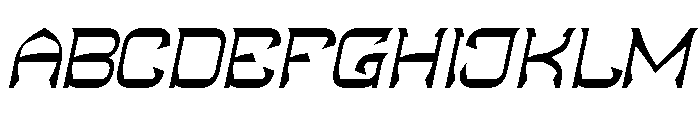 Indigenous People Italic Font UPPERCASE