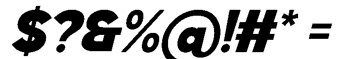 Indigo Blue Italic Font OTHER CHARS