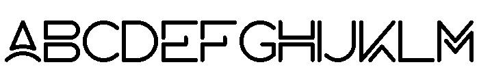 Inertia Matte Font UPPERCASE