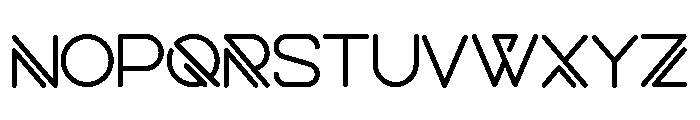 Inertia Matte Font UPPERCASE