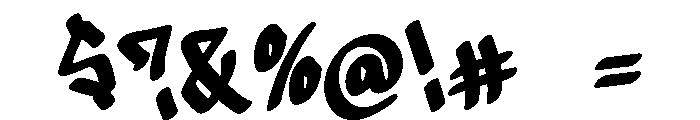 InfectionSystem Font OTHER CHARS